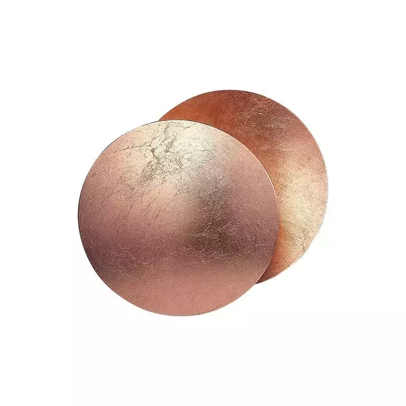 Indoor Wall Sconce Round Gold Copper Living Room Creative