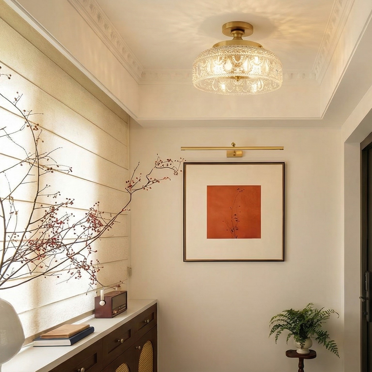 Ripple green glass wall sconce design inspiration