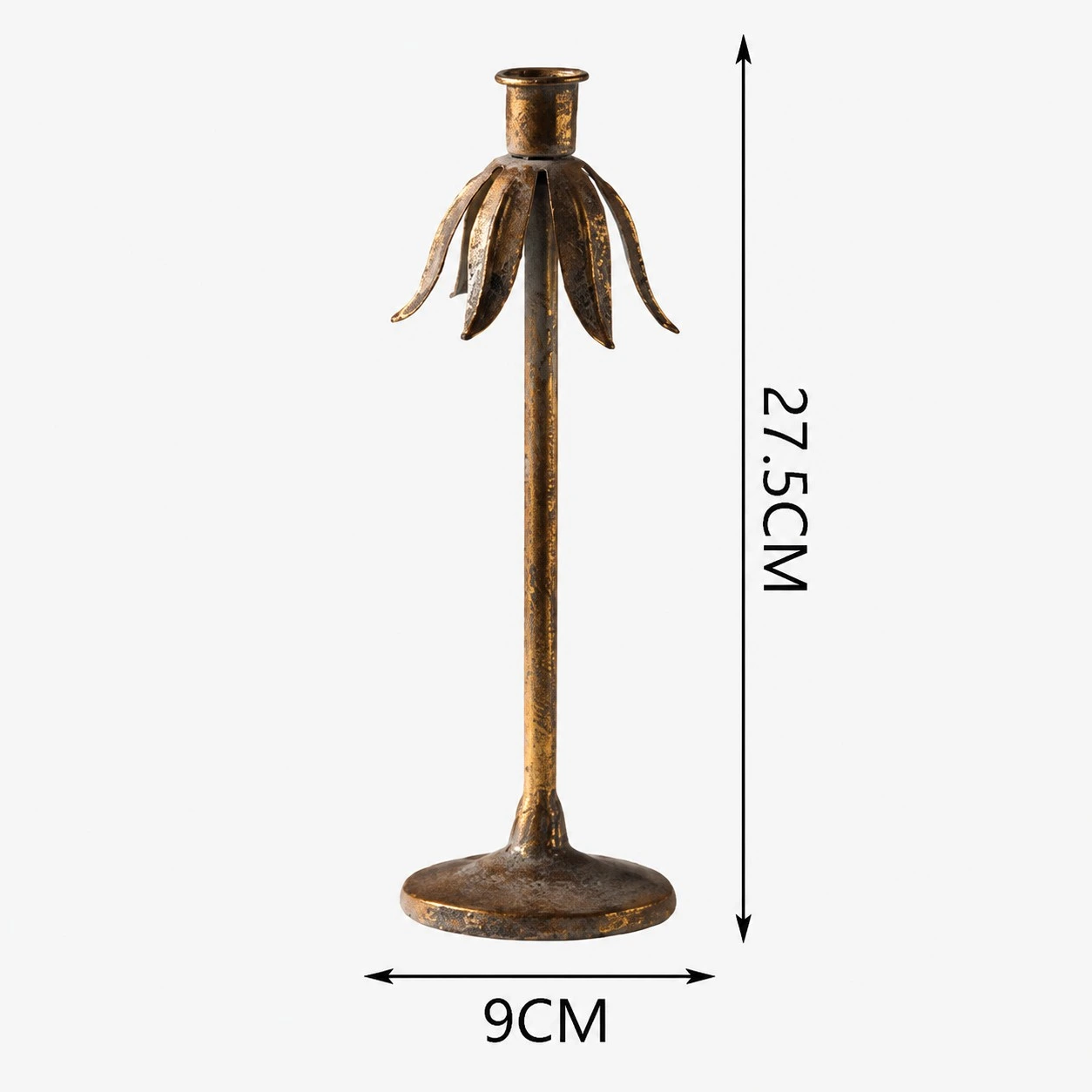 Aura 10.8 inch candlestick dimension image