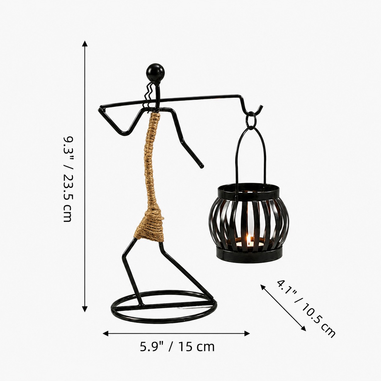 Aura Yoke Lantern dimension diagram