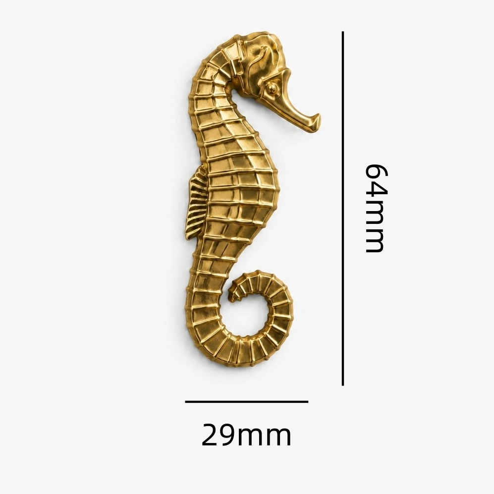 Left Totem Haima cabinet handle dimension image showing 64 mm by 29 mm