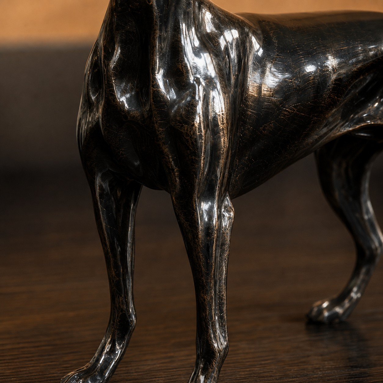 Sculpted Form detail of Floxo dog sculpture