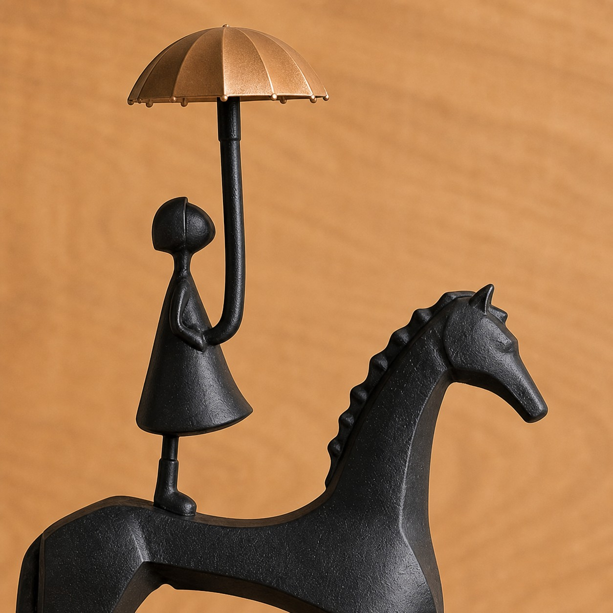 Equora sculptural horse and girl decor