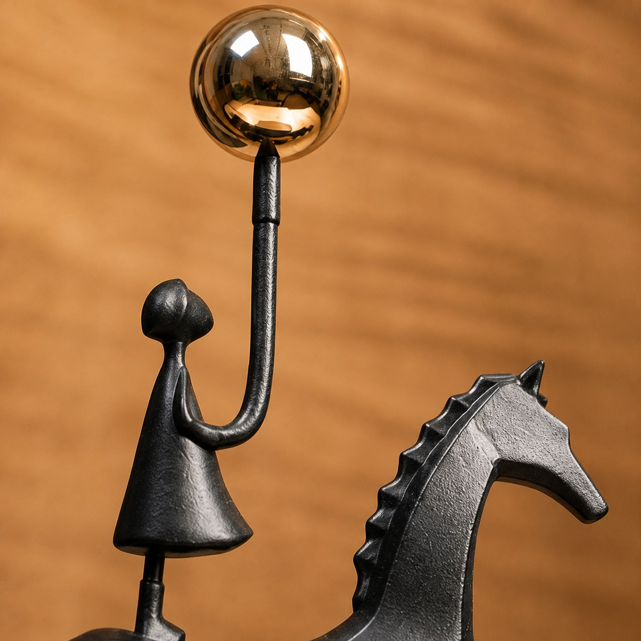 Equora sculptural horse and girl decor