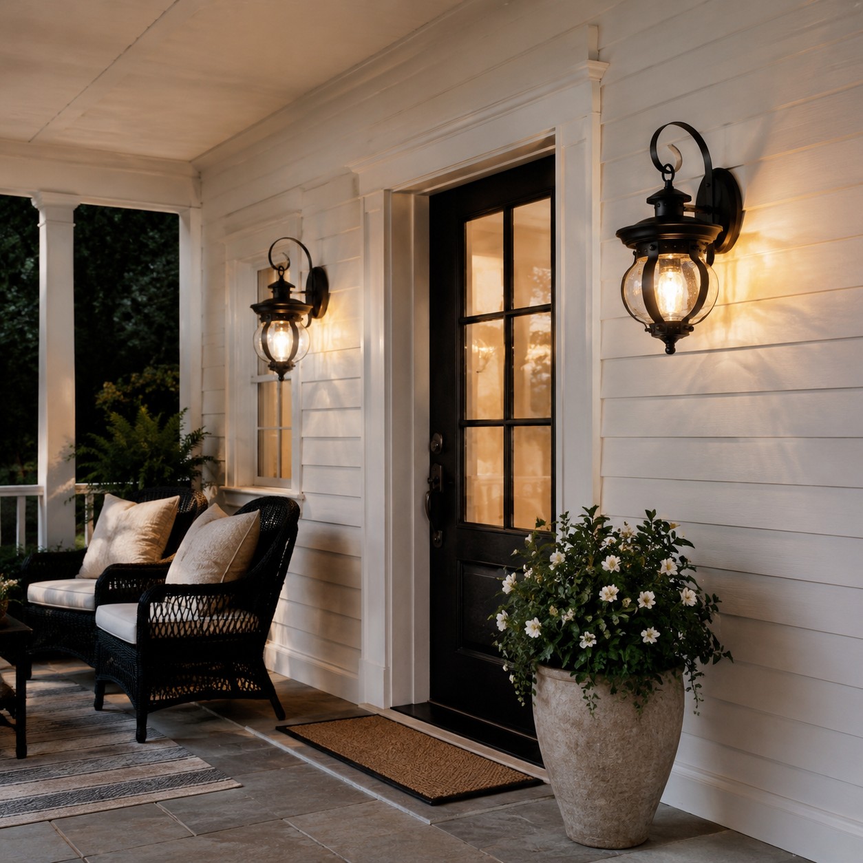 Made for porches, patio doors, balcony walls, and garden-side entries.