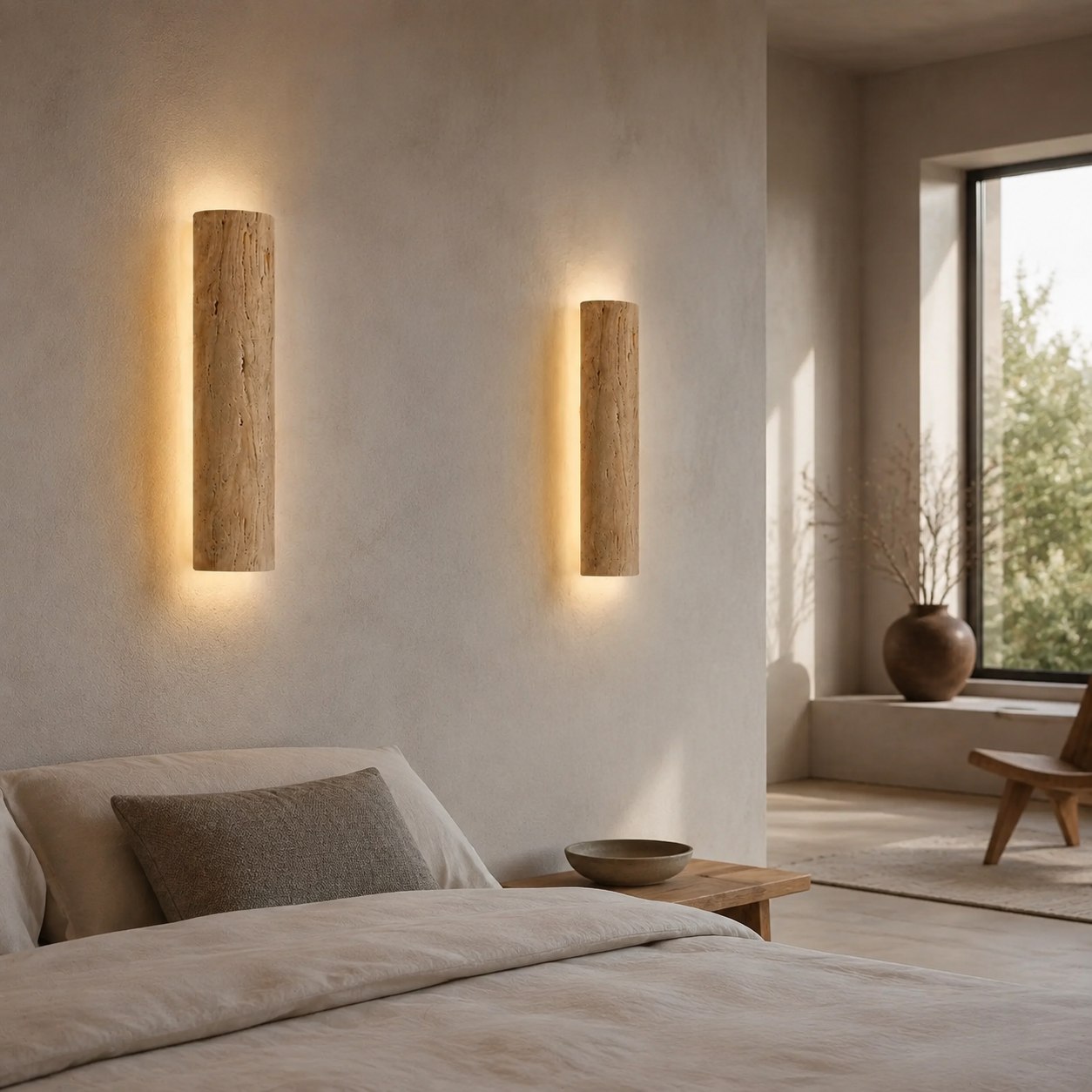 Outdoor wall light scene