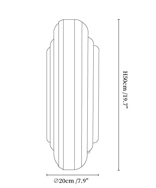 Estelle 50 cm Größendiagramm