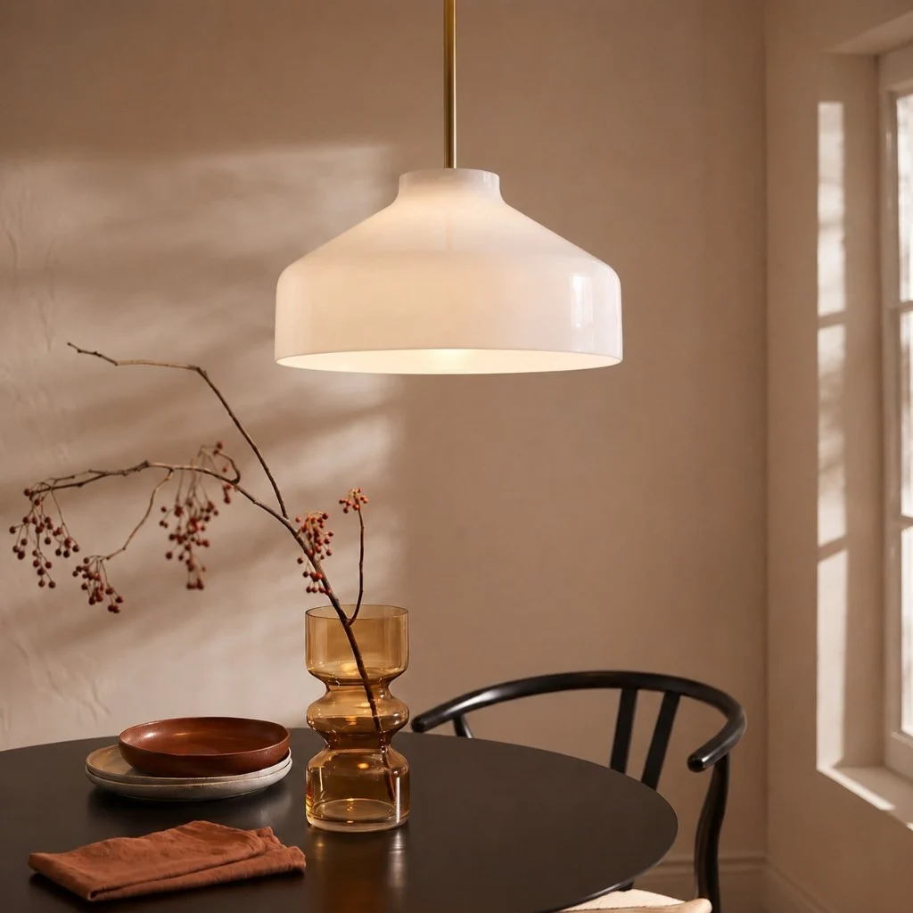 Hanton pendant over a dining table
