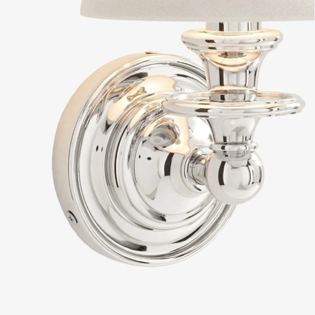 Chrome canopy and candle cup