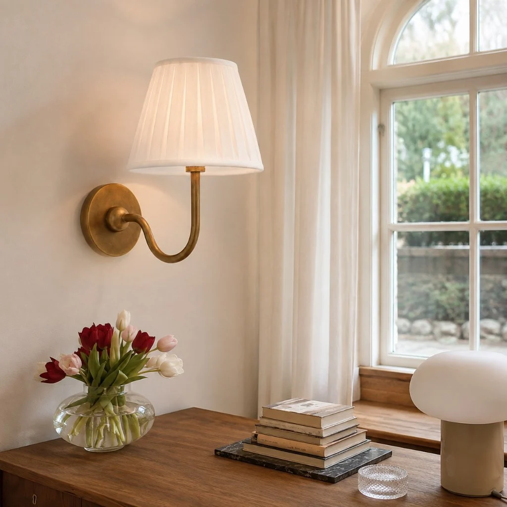 Luvora wall lamp in a study