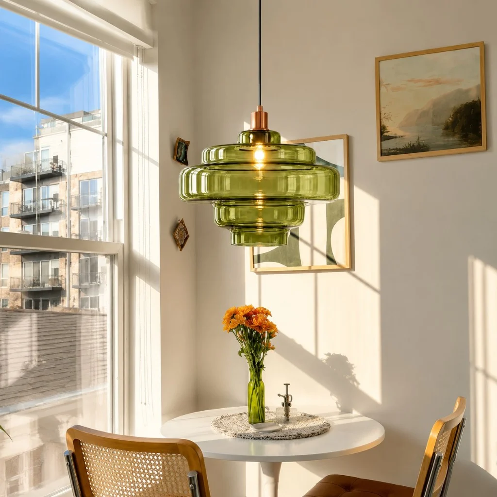 Koloro pendant over a breakfast table