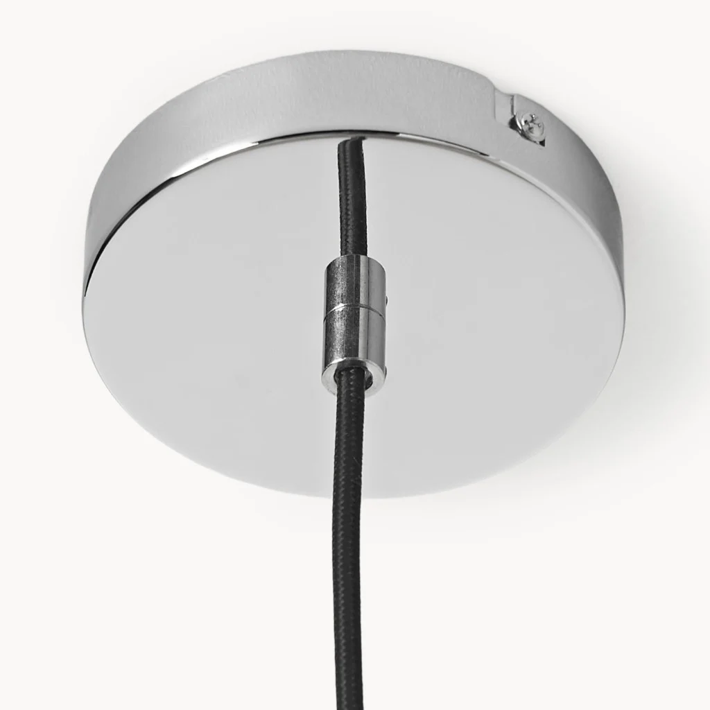 Chrome canopy and textile cord