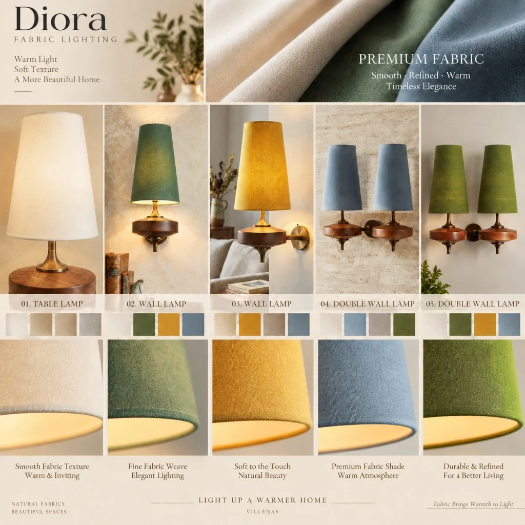 Diora fabric lighting concept