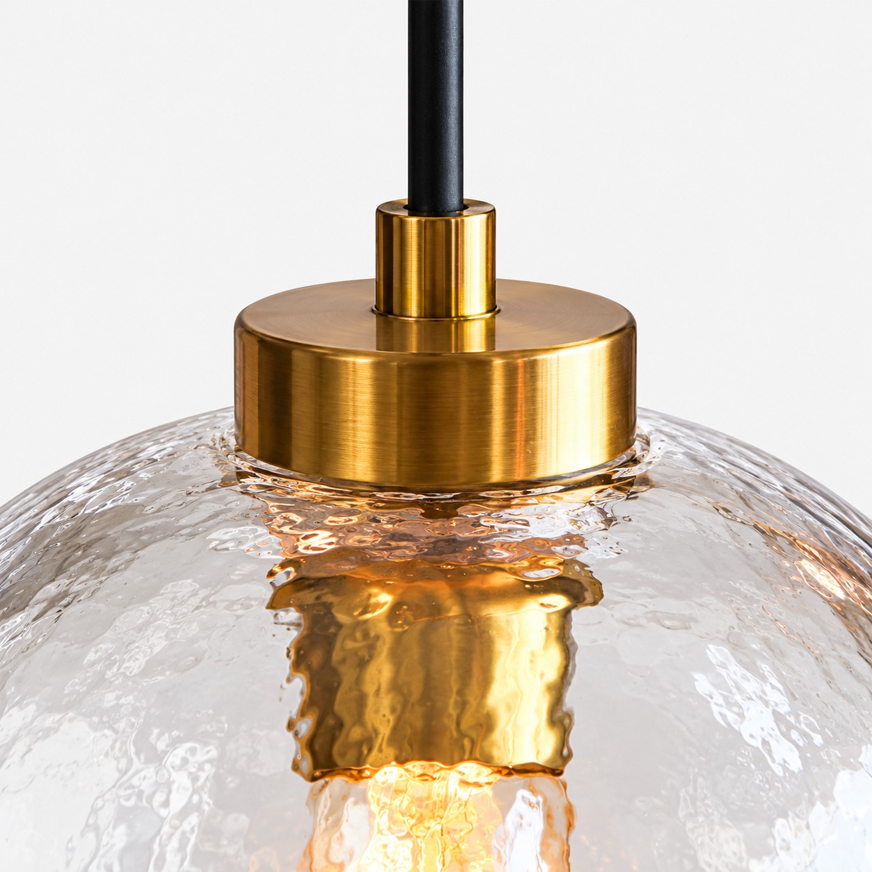 Textured Glass Globe Pendant with marble glass options and single or pair sets