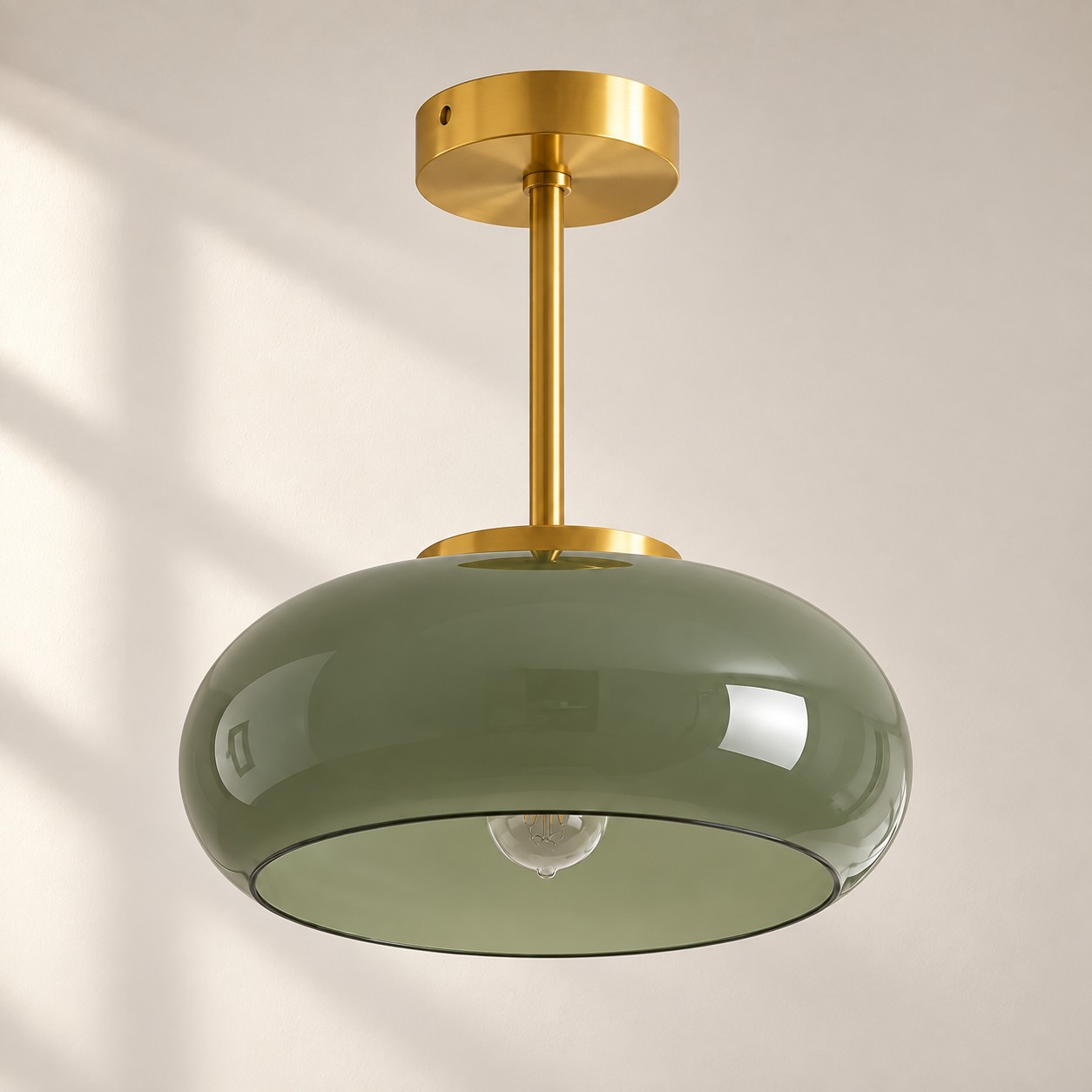 Bauvia Ceiling Light with Bauhaus lines and colour options
