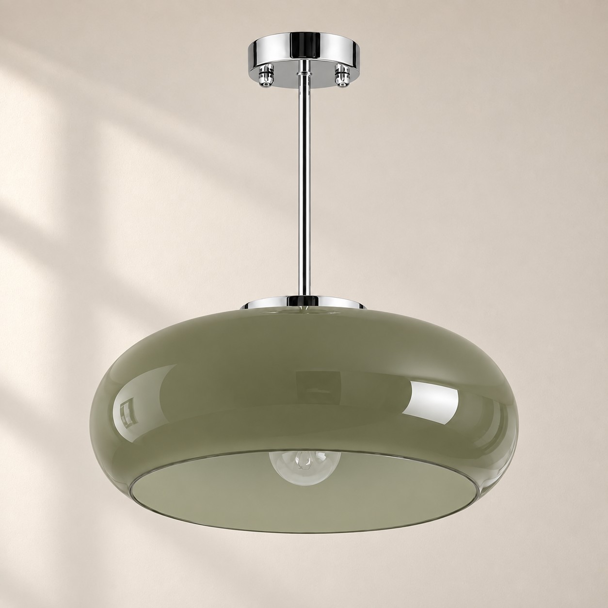 Bauvia Ceiling Light with Bauhaus lines and colour options