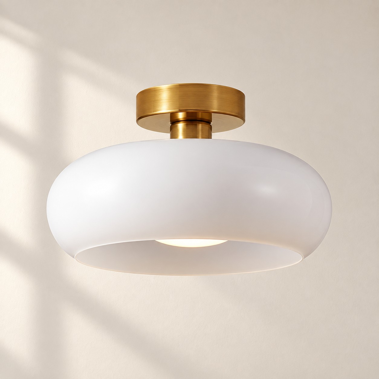 Bauvia Ceiling Light with Bauhaus lines and colour options