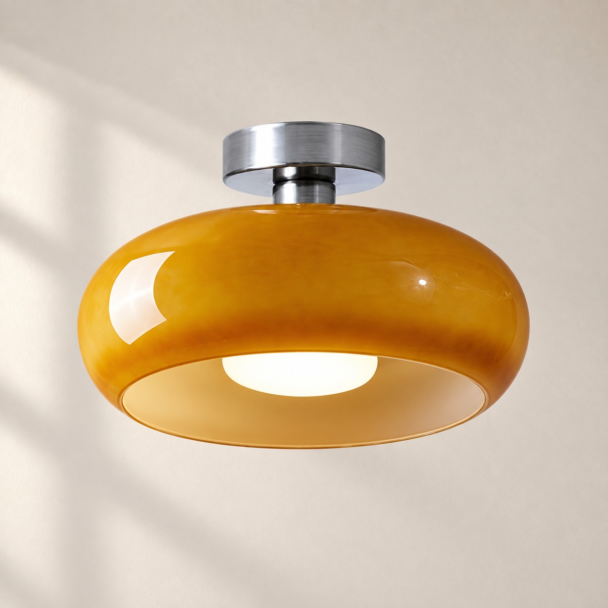 Bauvia Ceiling Light with Bauhaus lines and colour options