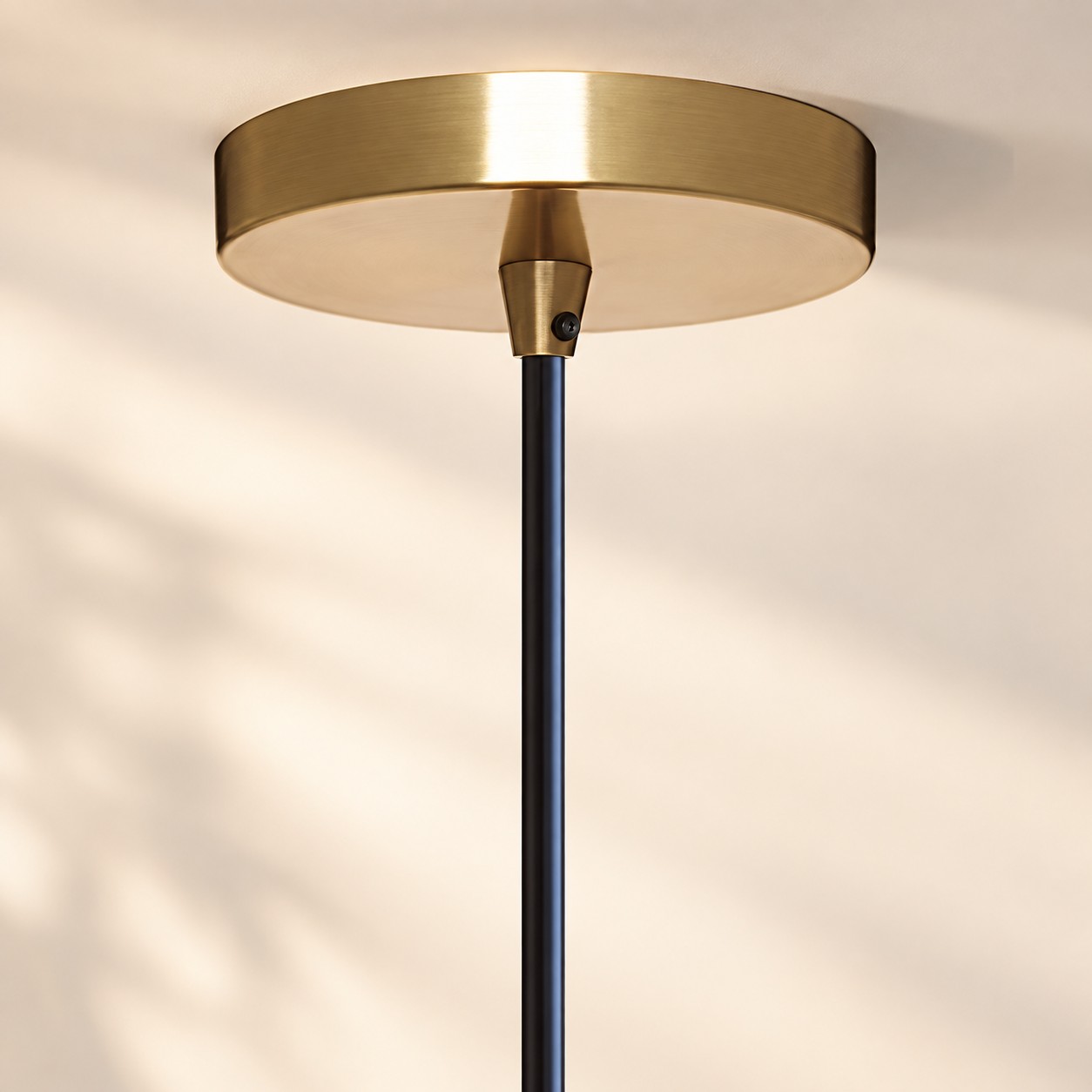 Hand-Blown Glass Globe Pendant with clear glass and a rounded shade