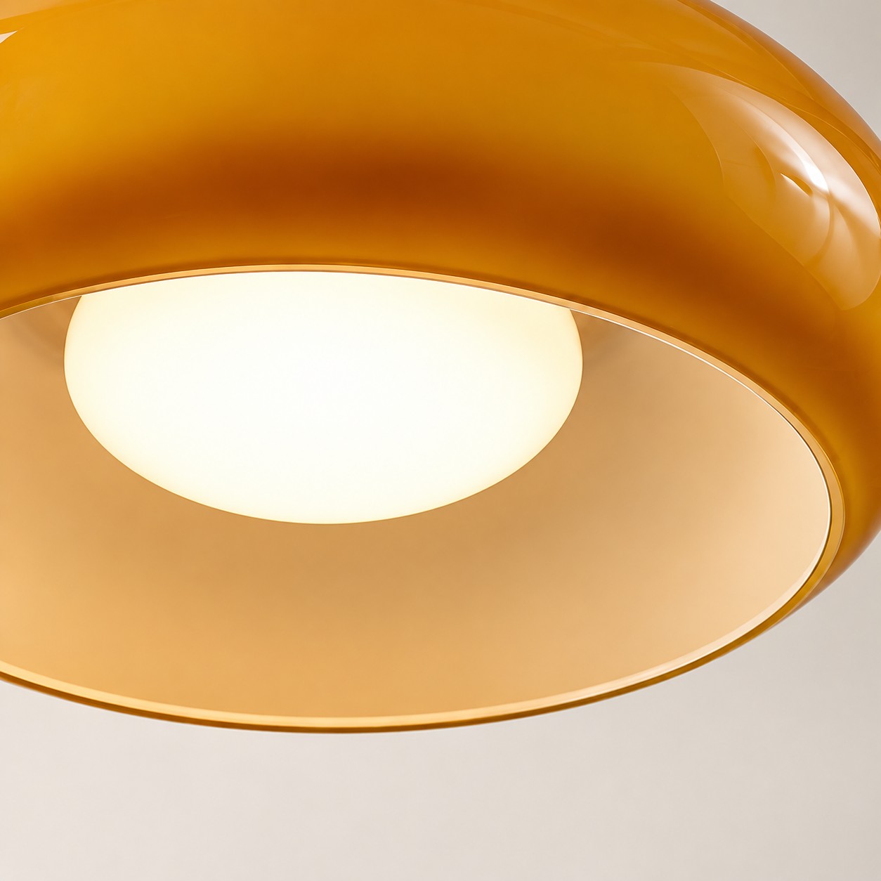 Bauvia Ceiling Light with Bauhaus lines and colour options