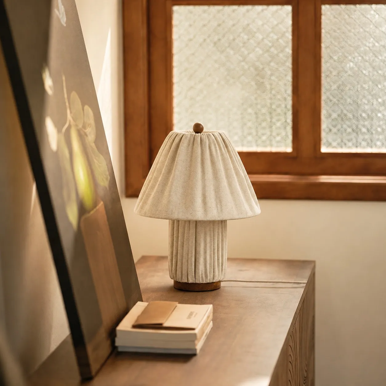 scene cream white warm window