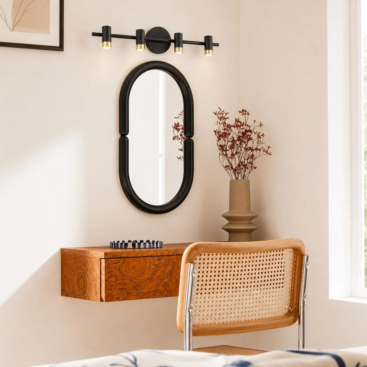 scene bedroom mirror