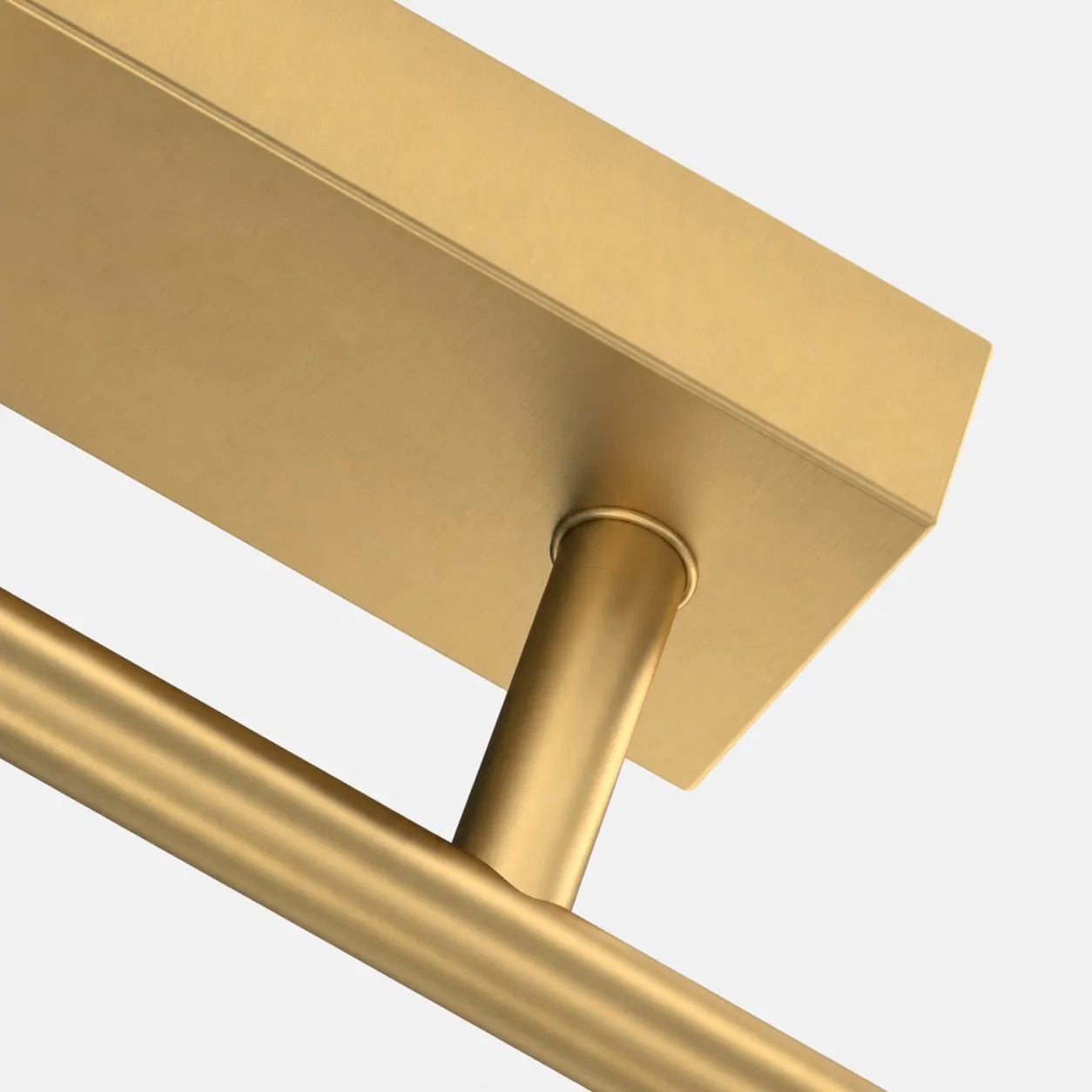 detail brass arm joint