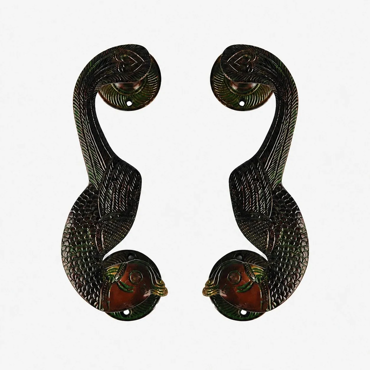 Handcrafted Brass Animal Door Handles 26