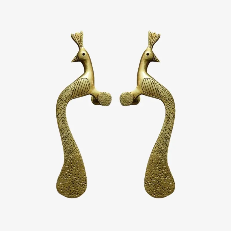 Handcrafted Brass Animal Door Handles 28