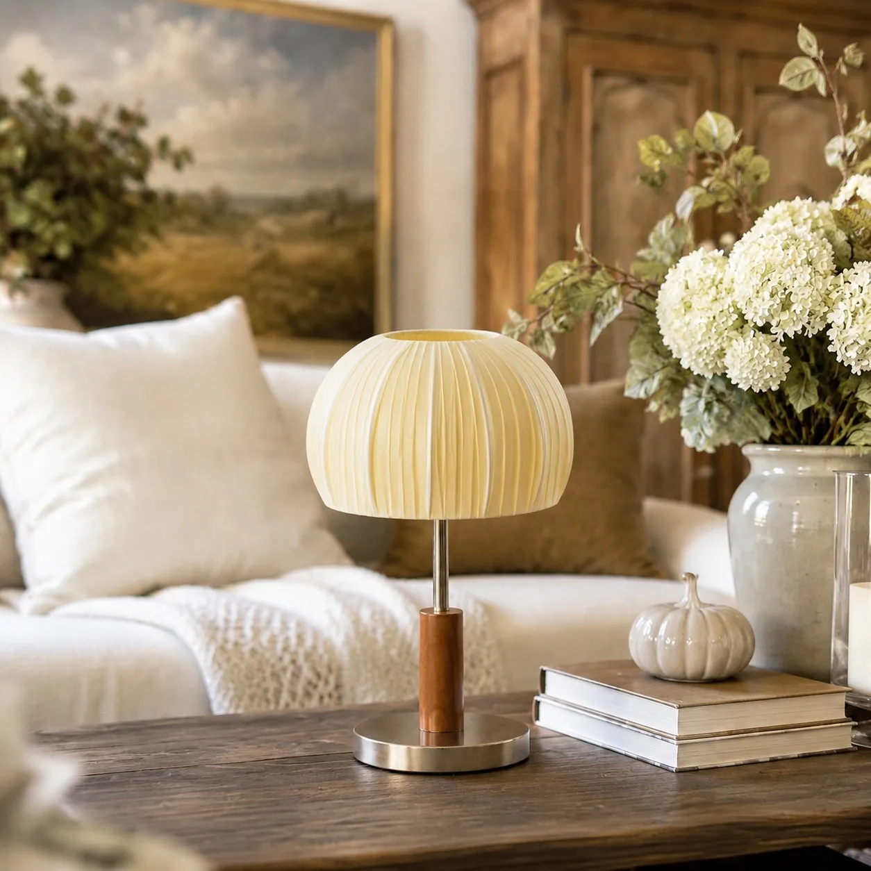 scene sofa flowers
