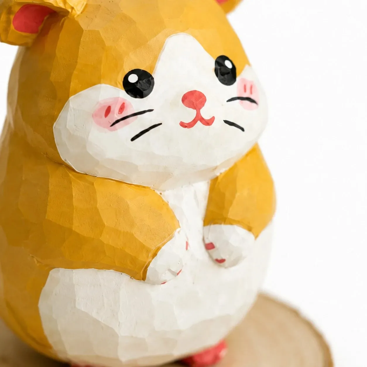 Hand-Carved Wooden Chinese Zodiac Animal Figurines