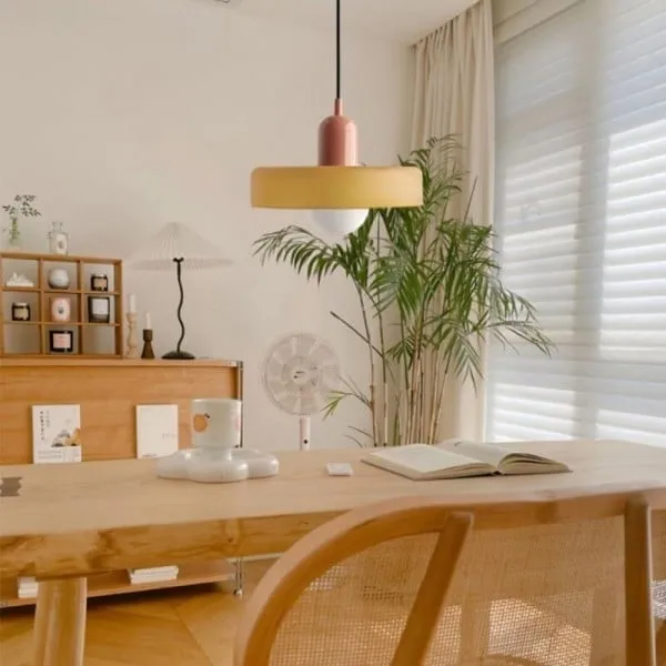 Morandi Disc Orb Glass Pendant Lamp S8