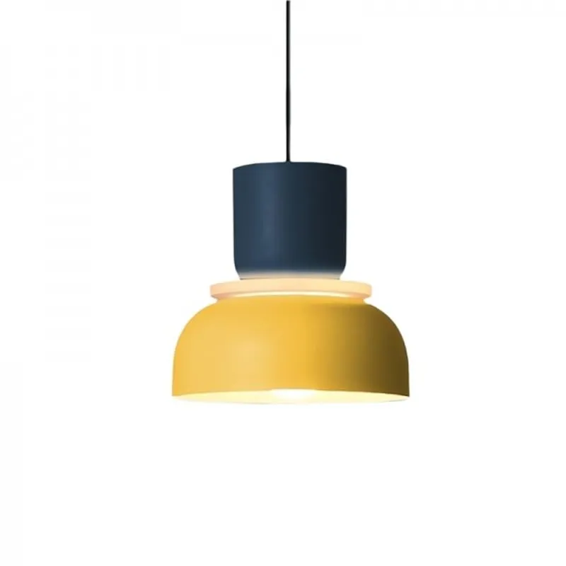 Macri Acrylic Colorful Bowl Shade Pendant Light For Kitchen