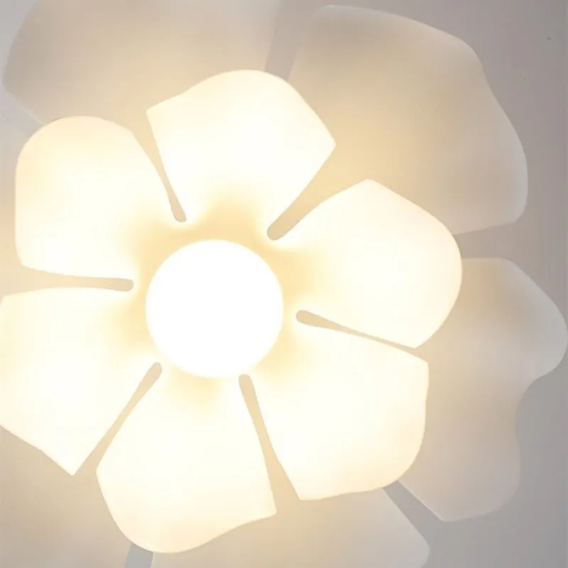 Nordic White Lotus Flower Pendant Light S30