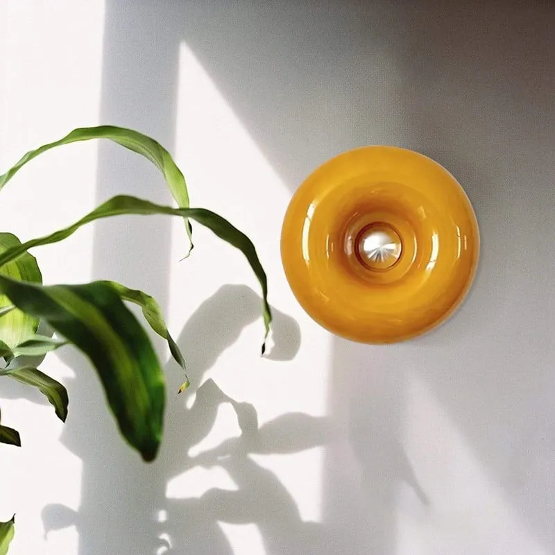 Decorative Glass Donut Table Lamp Wall Sconce S23