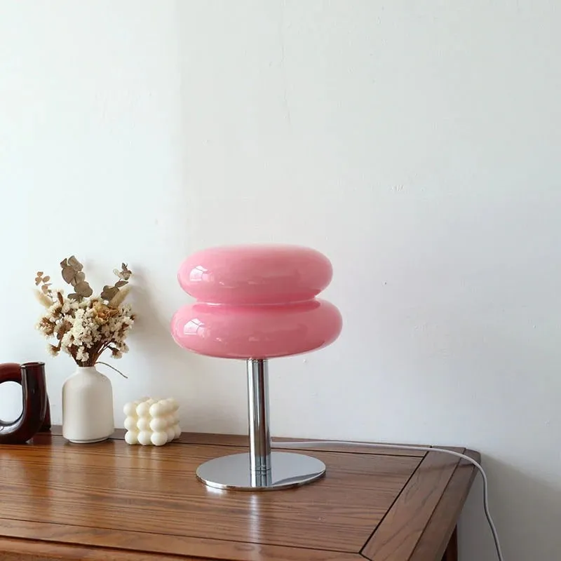 Retro Bauhaus Lollipop Ripple Table Lamp for Bedroom S19