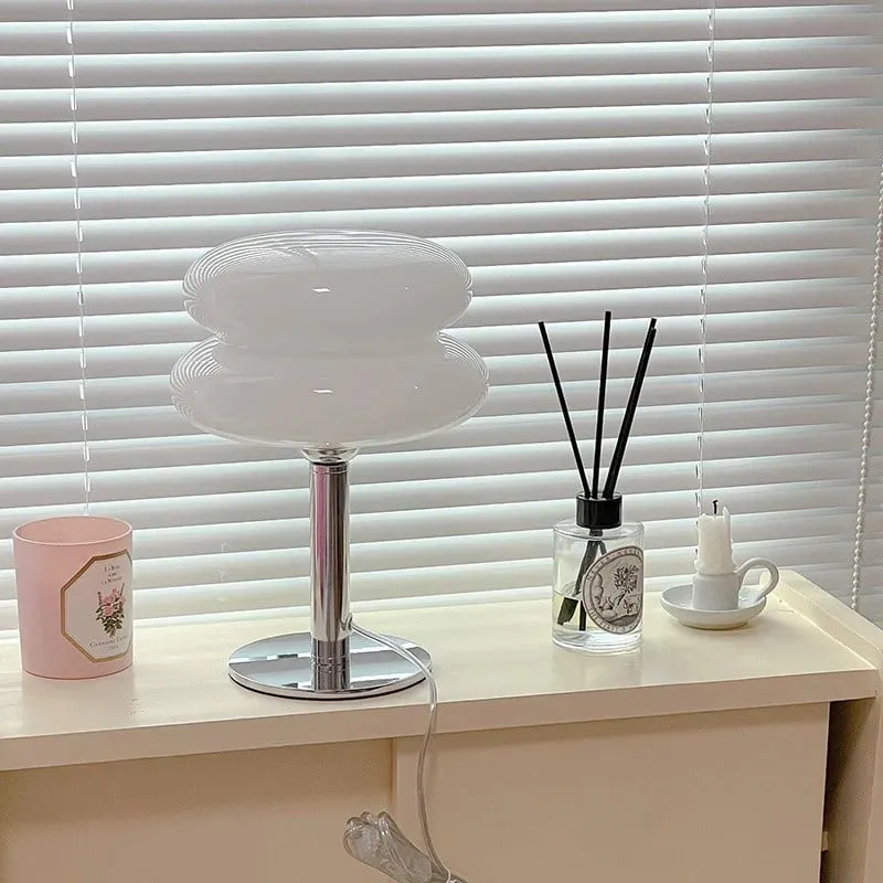Retro Bauhaus Lollipop Ripple Table Lamp for Bedroom S19