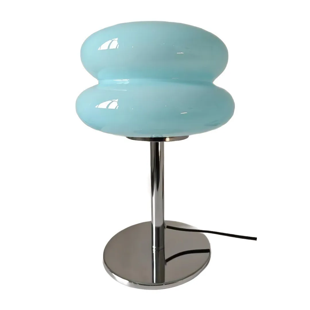 Retro Bauhaus Lollipop Ripple Table Lamp for Bedroom S19