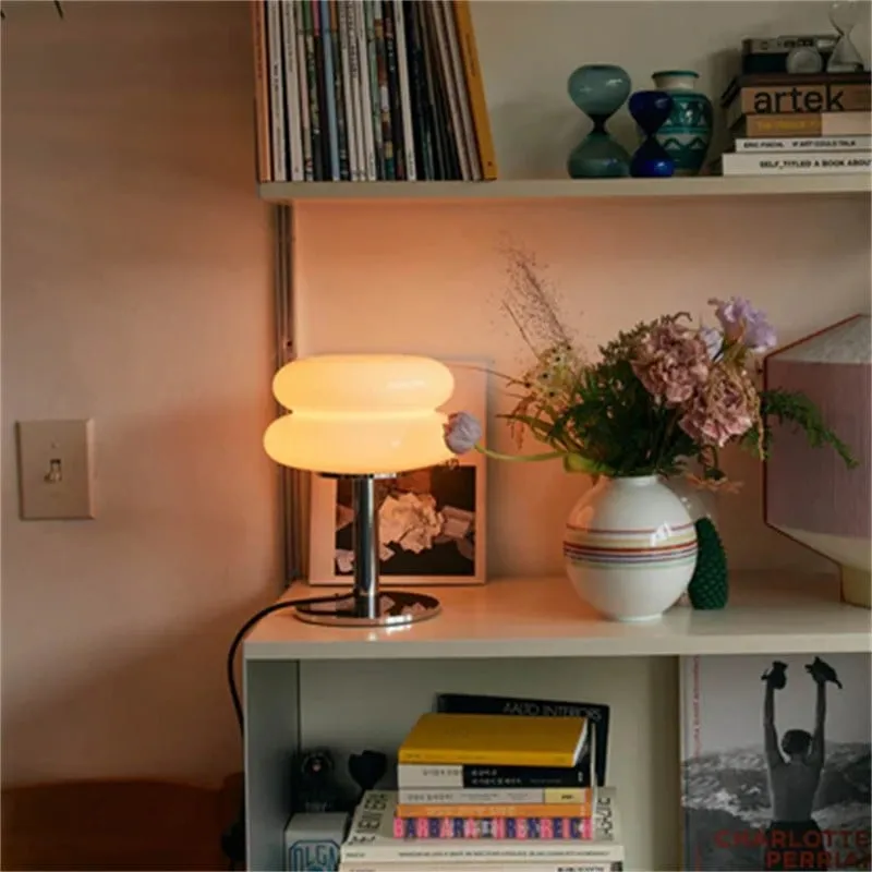 Retro Bauhaus Lollipop Ripple Table Lamp for Bedroom S19