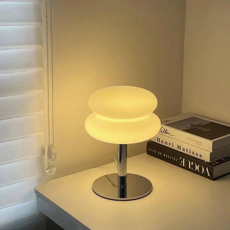 Retro Bauhaus Lollipop Ripple Table Lamp for Bedroom S19