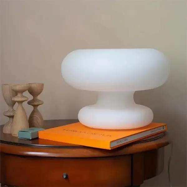 Mushroom Donut Bauhaus Table Lamp S9