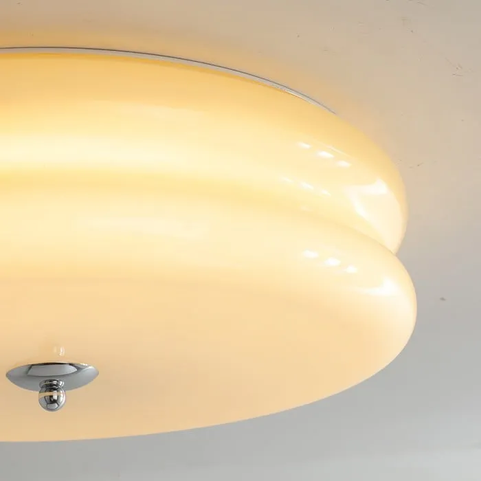 Art Deco Double Layer Disc Ceiling Light S34