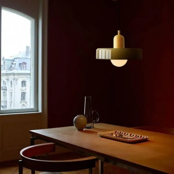 Morandi Disc Orb Glass Pendant Lamp S8
