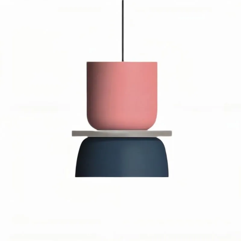 Macri Acrylic Colorful Bowl Shade Pendant Light For Kitchen