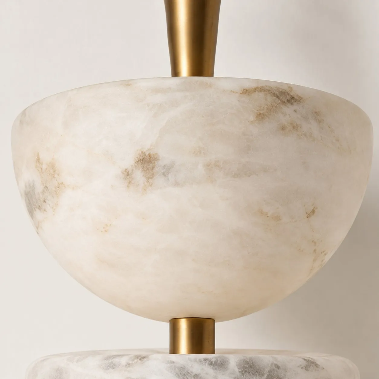 Alabaster shade detail