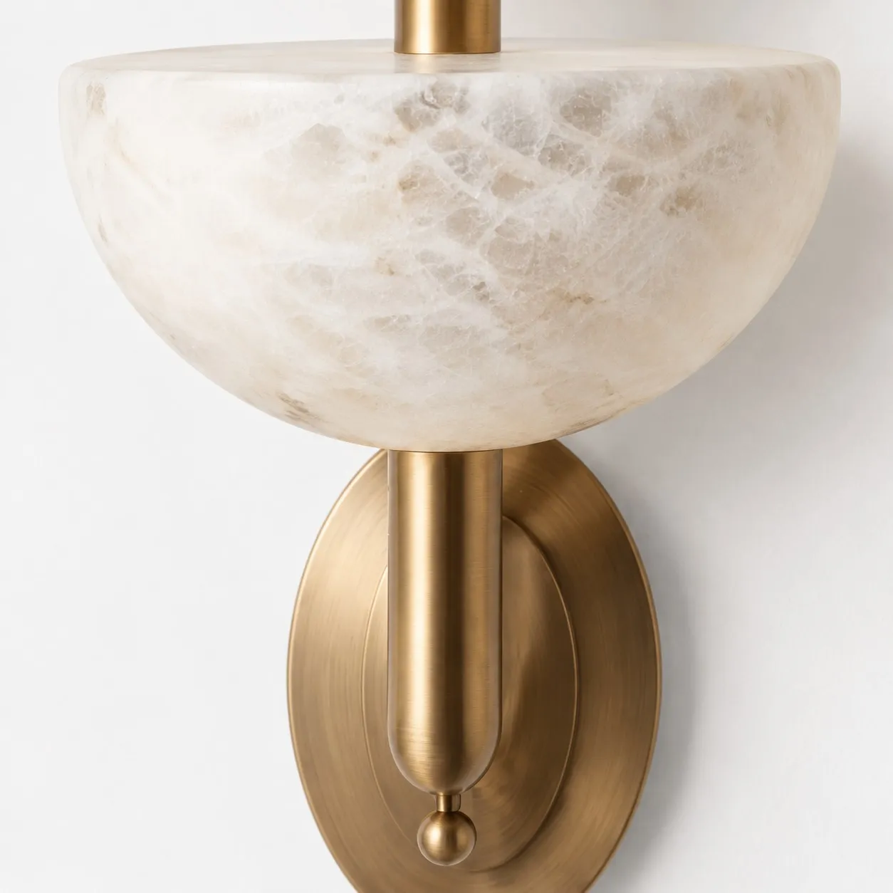 Brass backplate detail