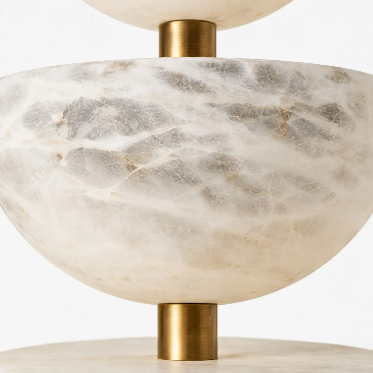 Alabaster veining detail