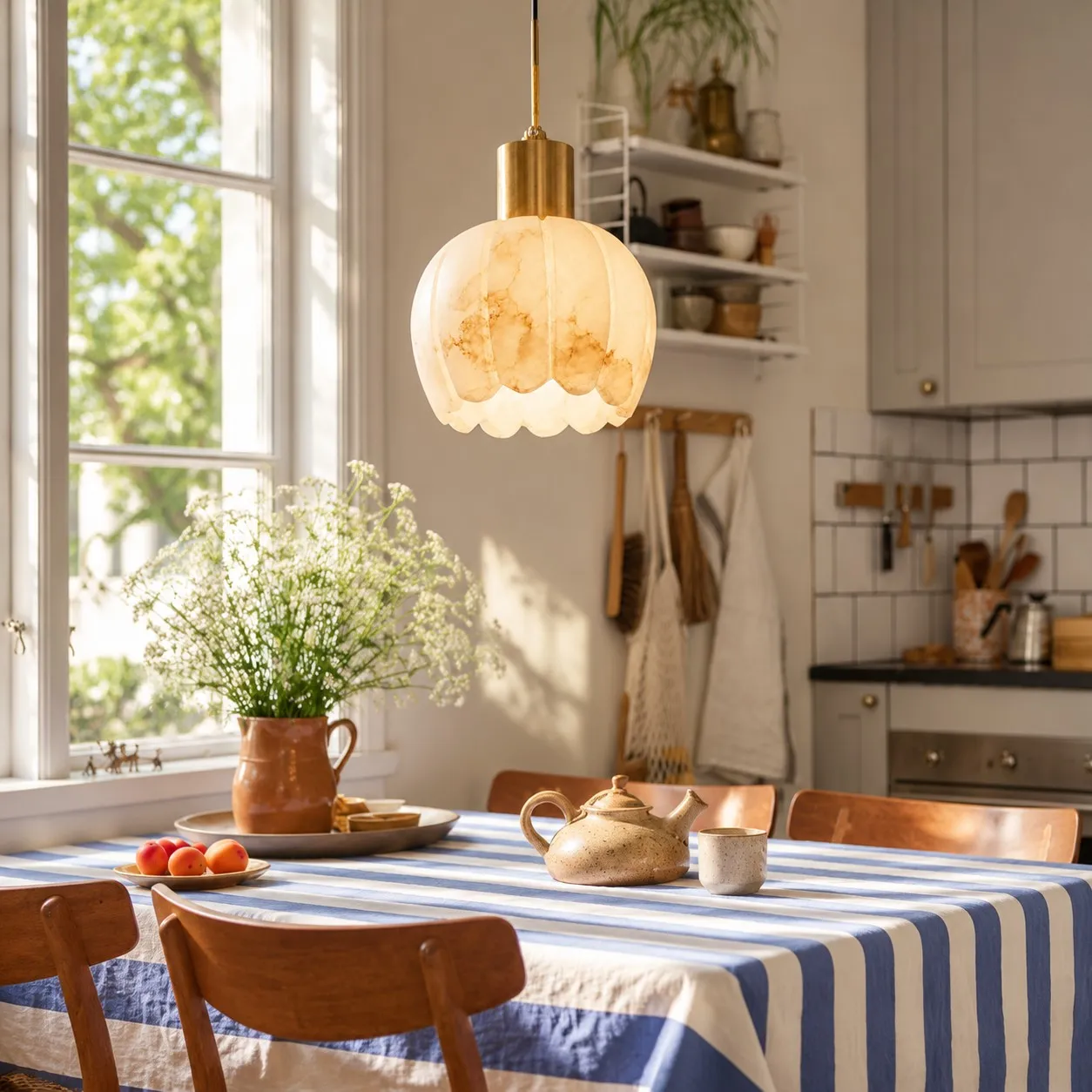 Velora alabaster pendant light image 5