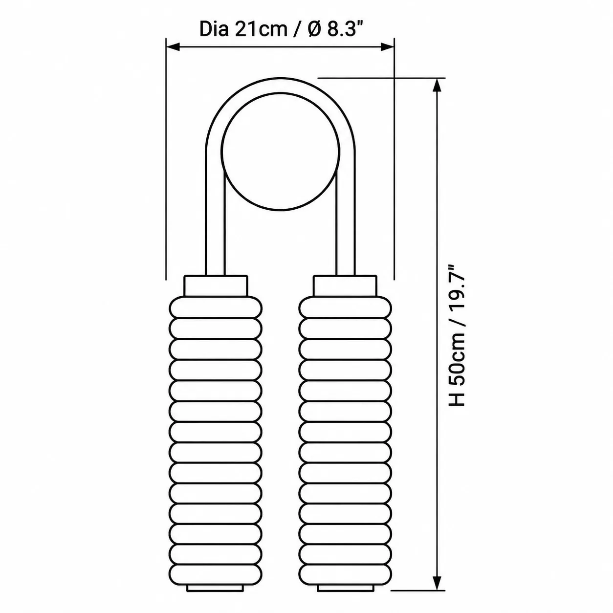 Aurora ribbed alabaster wall light dimensions